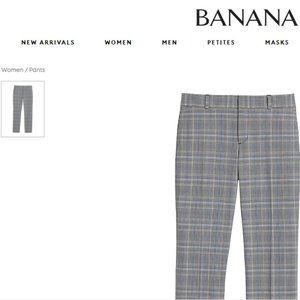 New Banana Republic Plaid Pants